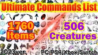 ARK Ultimate Commands All Items & All Creatures 2023  PCPS4XboxSwitch