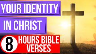 Who I am in Christ positive affirmations Encouraging Bible verses for sleep with music