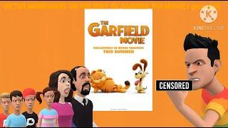 Victor misbehaves on the way to the Garfield movie  grounded