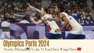 Pearly TanThinaah Muralitharan  vs Jia Yi FanChen Qing Chen  - Olympics Paris 2024