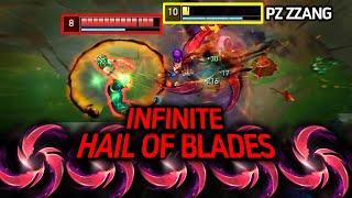 INFINITE HAIL OF BLADES?? NEW BUG DISCOVERED