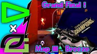 Grand Final  Map 3 Highlights - LOUD VS OpTic Gaming  VALORANT Champions 2022