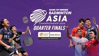 BAC 2024  DAY 4 - QUARTER FINALS  LIANG WEI KENG  WANG CHANG VS FAJAR ALFIAN  M. RIAN ARDIANTO