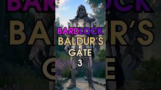 a BARDLOCK build for Baldurs Gate 3 in 1min - BardWarlock #shorts #baldursgate3 #bardbuild