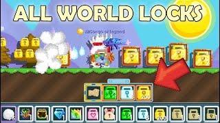 Buying All World Locks on GrowTopia Luckiest Time  GrowTopia