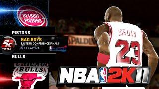 JORDAN vs Bad Boys PISTONS - NBA 2K11 Jordan Challenge Bad Boys