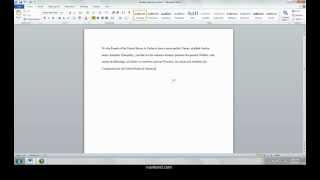How to Double Space in Microsoft Word