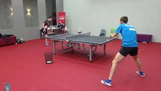 T2APAC  Timo Boll & Aleksandr Shibaev Backstage Training Pre-Team Championships Finals