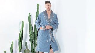 SEYANTE Men s Luxury Microfiber Spa Robes