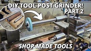 Making the SPINDLES for our HEAVY DUTY Tool Post Grinder  Part 2  Shop Made Tools