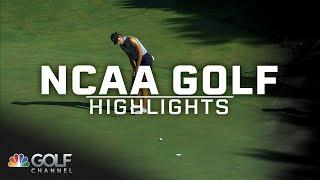 NCAA Golf Highlights Blessings Collegiate Invitational Round 2  Golf Channel