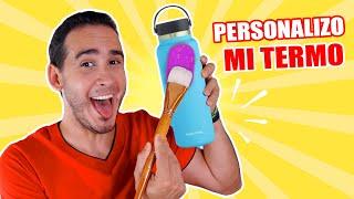 HAGO UN TERMO HYDRO FLASK PERSONALIZADO MIENTRAS VIAJO EN CASA RODANTE  HaroldArtist