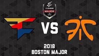 Faze vs Fnatic - CSGO ELEAGUE Major Boston 2018