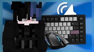 Keyboard + Mouse ASMR Sounds Handcam  Hypixel Bedwars