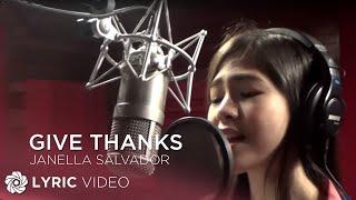 Give Thanks - Janella Salvador Lyrics