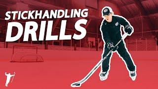 14 ON-ICE STICKHANDLING DRILLS NEW 