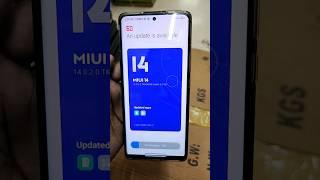 Mi 11x official MIUI 14 Update in India #miui14 #onlytalk #android13 #5g #jio5g