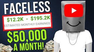 FACELESS YOUTUBE CHANNEL IDEAS This One Can Make You $20000+ a Month For Free