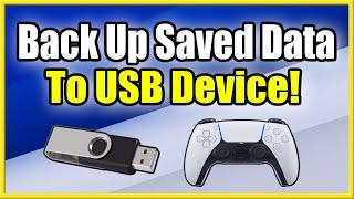 How to Back Up Saved Data on PS5 to USB Device Best Method