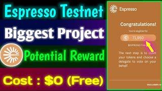 Espresso Testnet Potential Reward  $32M Fund Raised - Dont Miss