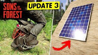 Unicycle Solar Power Night Vision & MORE Sons of the Forest Update