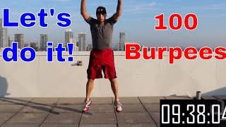 100 Burpee Workout  Lets do it Together