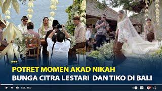 Sah Jadi Suami Istri Potret Momen Akad Nikah Bunga Citra Lestari  dan Tiko di Bali