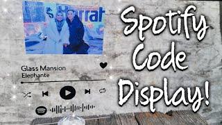 DIY How to Make Spotify Glass Music Plaque with Cricut. Easy 