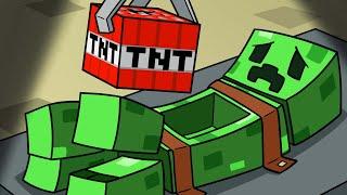 The Story of Minecrafts First Creeper Cartoon Animation