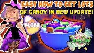 EASY How To Get Lots Of Candy In The New EVENINGFALL Halloween UPDATE In Royale High