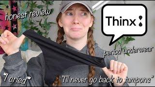 TESTING THINX PERIOD UNDERWEAR *HEAVY FLOW*