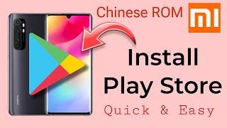 How To Install Google Play Store On Xiaomi Redmi Chinese ROM  Install Google Play Store China Rom