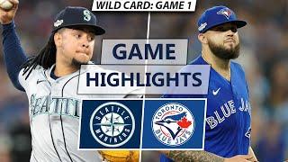 Seattle Mariners vs. Toronto Blue Jays Highlights  Wild Card Game 1