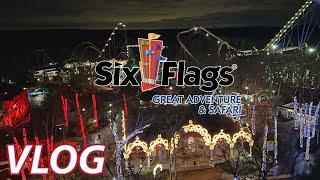 How much can you do with 2 hours at Six Flags Great Adventure?  VLOG  December 2021