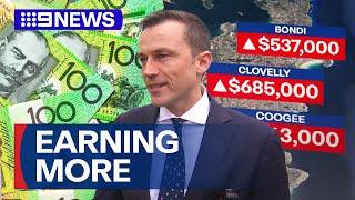 Sydney property owners making more from market value then jobs  9 News Australia