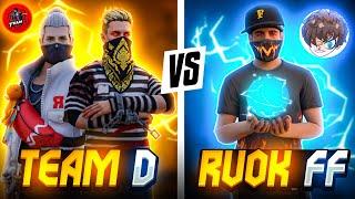 TESTING TEAM D Vs RUOK FF  UNBELIEVABLE  Ruok Vs Team DGarena Free Fire