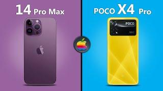 Xiaomi POCO X4 Pro vs iPhone 14 Pro Max  APPLE VS XIAOMI POCO