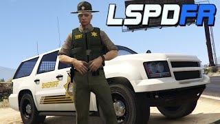 LSPDFR #1  Sheriff Patrol  Shootouts Stolen Bank Truck Traffic Stops  GTA 5