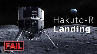 REPLAY Lunar landing failed? ispace Hakuto-R lost comms 25 Apr 2023