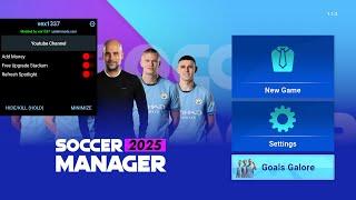 SM 25 mod apk v1.1.2 unlimited money + premium + full facility + national team unlocked.