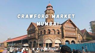 CRAWFORD MARKET. One of the famous dry fruits markets of Mumbai. Near CST STATION. INDIA BAZAAR