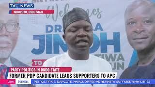 Former PDP House Of Assembly Candidate Defects To APC In Ondo