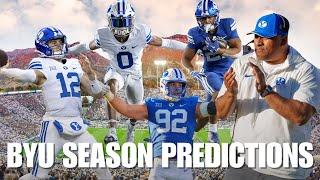 BYU Football 2024 Season Schedule Predictions  Predicting Record  Big 12