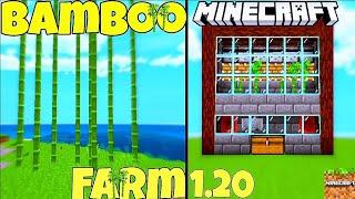 BAMBOO Crafting Your Minecraft Farm from  How to Build Easy Automatic Bamboo Farm  Minecraft 1.20+