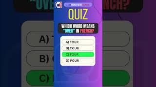 French Vocabulary Quiz 