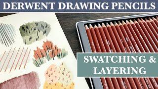 Derwent Drawing Pencils 24 Tin  Unboxing colour swatching first impressions