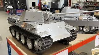 Massive tanks 16 scaleat the Armortek factory open day