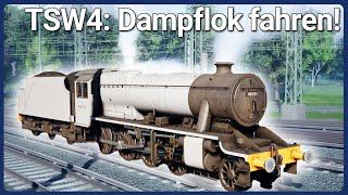 TSW4  1 STUNDE GAMEPLAY Dampflok und Rangieren  Train Sim World 4 ZUG Simulator s1e1