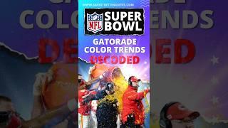 Super Bowl Gatorade Color Trends Decoded