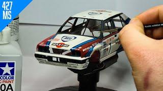 Can we Paint the Martini Livery onto this 124th Scale Lancia Delta?  427 Scale